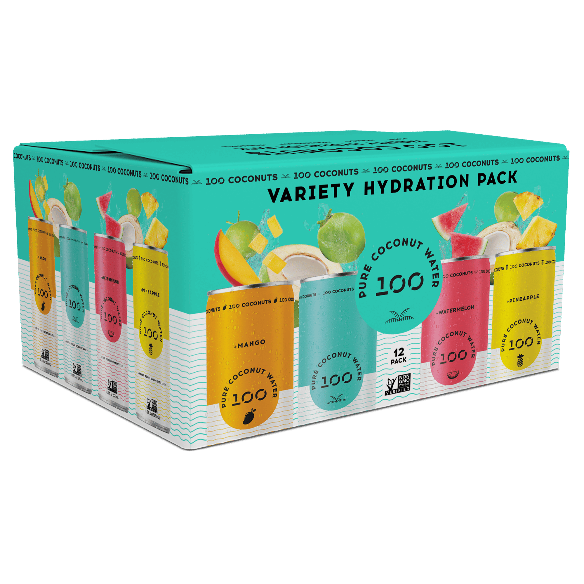 100 Coconuts Variety Pack (11oz Cans)